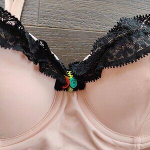 Calvin Klein Womens Lingerie Pink Corset Top Size Small Petite